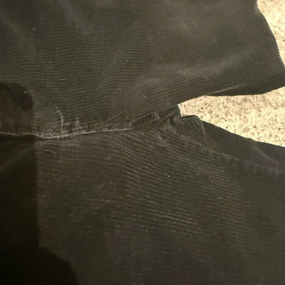 Ralph Lauren Black Corduroy Boot Cut Pants - Picture 3 of 6